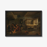 A Weaver's Workshop by Johannes Dircksz. van Oudenrogge - thumbnail_1_bf_66fda8058213847b6f357a6e